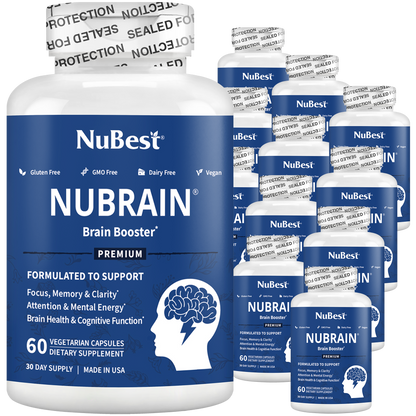 NuBest, NuBrain, Brain Booster, 60 Vegetarian Capsules by NuBest Nutrition®