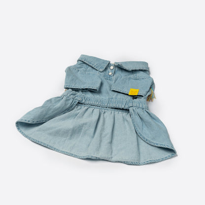 Ocean Denim Dog Dress