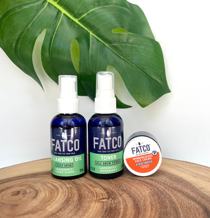 Facial Skincare Basics | Travel Size, Oily Skin by FATCO Skincare Products