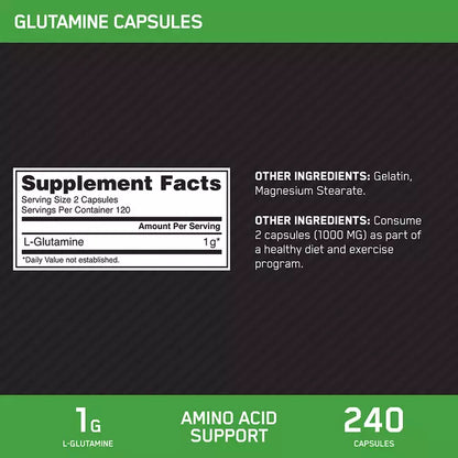 Optimum Nutrition Glutamine Powder