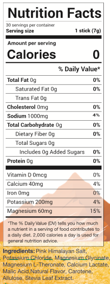 Salt of the Earth | Natural Electrolytes | Orange