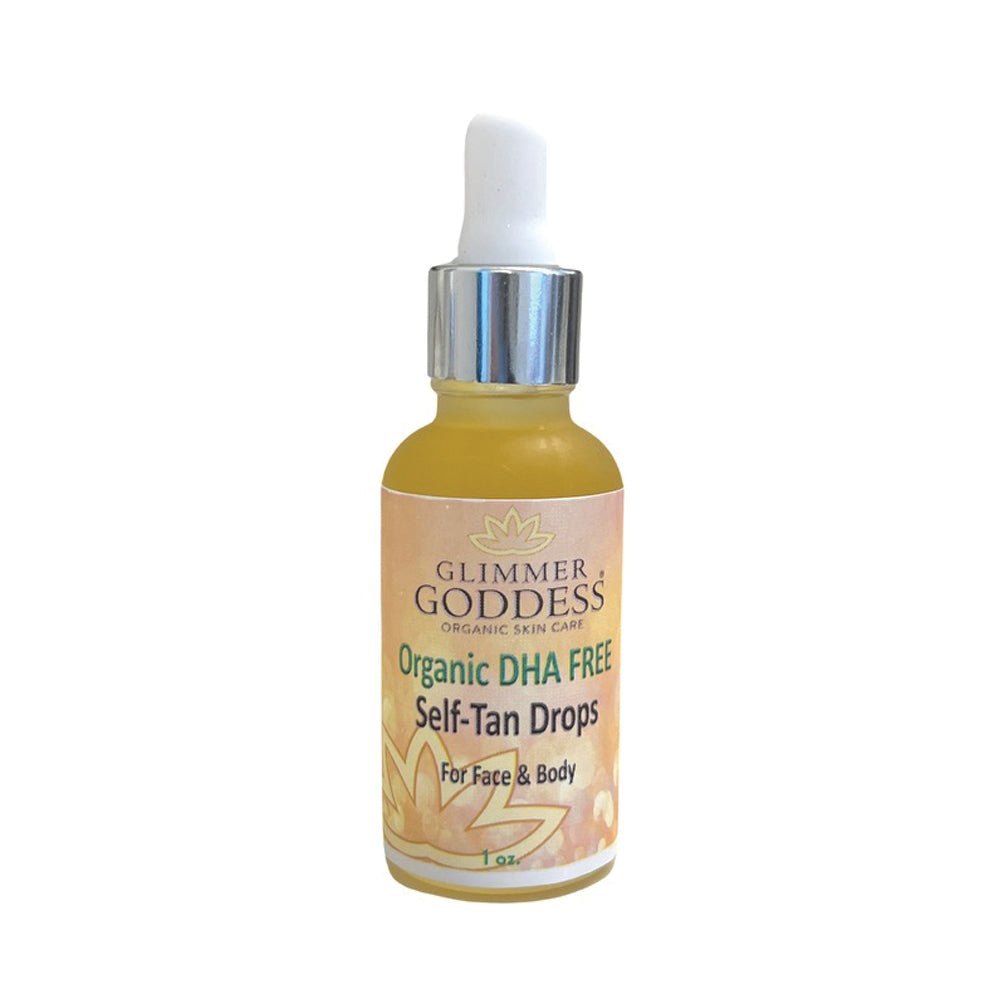 Organic DHA FREE Tanning Drops for Face & Body 1 oz.