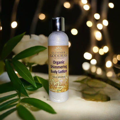 Organic Gold Shimmer Body Lotion