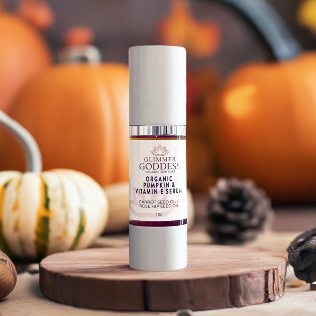 Organic Pumpkin Serum with Collagen Boosting Vitamin E Instant Glow Treatment