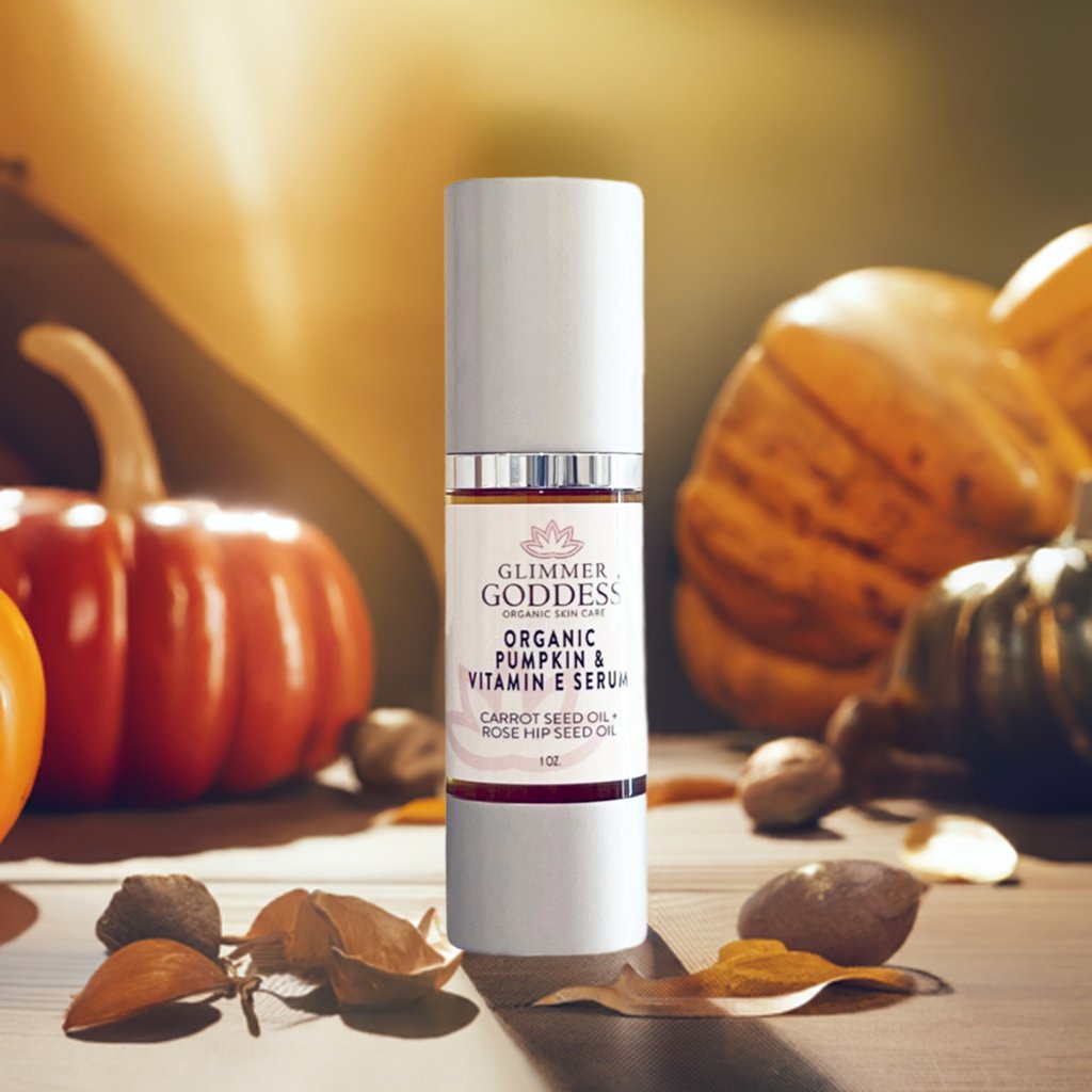 Organic Pumpkin Serum with Collagen Boosting Vitamin E Instant Glow Treatment