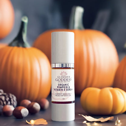 Organic Pumpkin Serum with Collagen Boosting Vitamin E Instant Glow Treatment