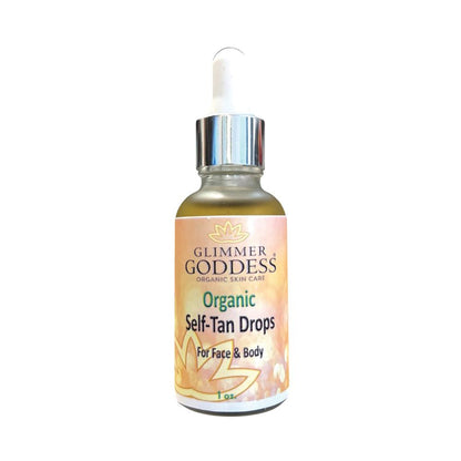 Organic Self Tan Drops for Face & Body 1 oz.