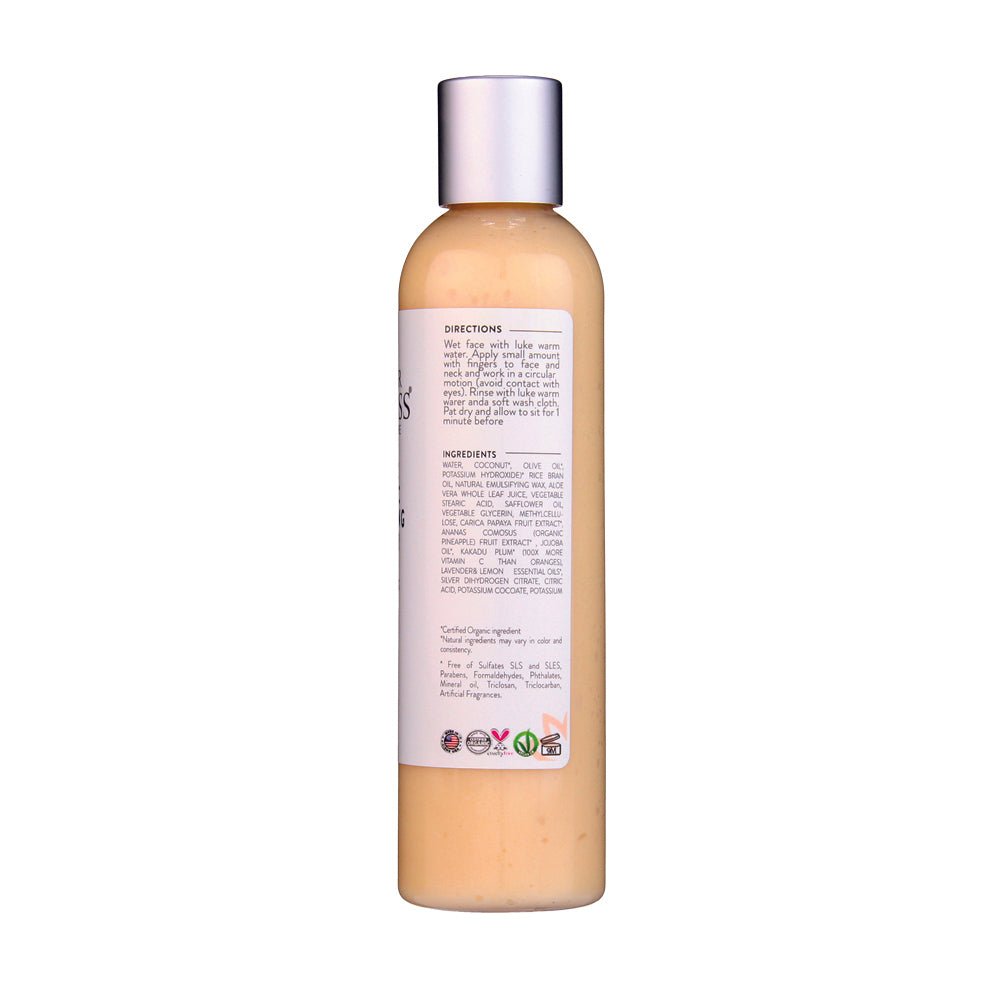 Organic Vitamin C Skin Brightening Cleanser