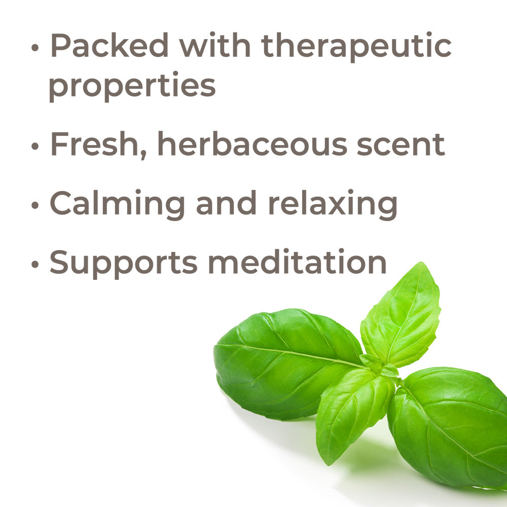 Organic Basil Linalool Essential Oil