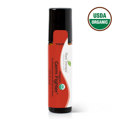 Organic Germ Fighter®️ Essential Oil Blend Pre-Diluted Roll-On