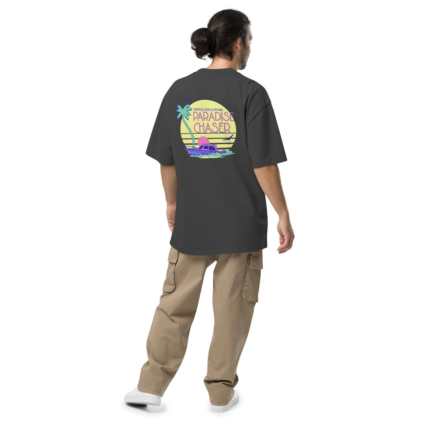 Oversized Paradise Chaser faded t-shirt