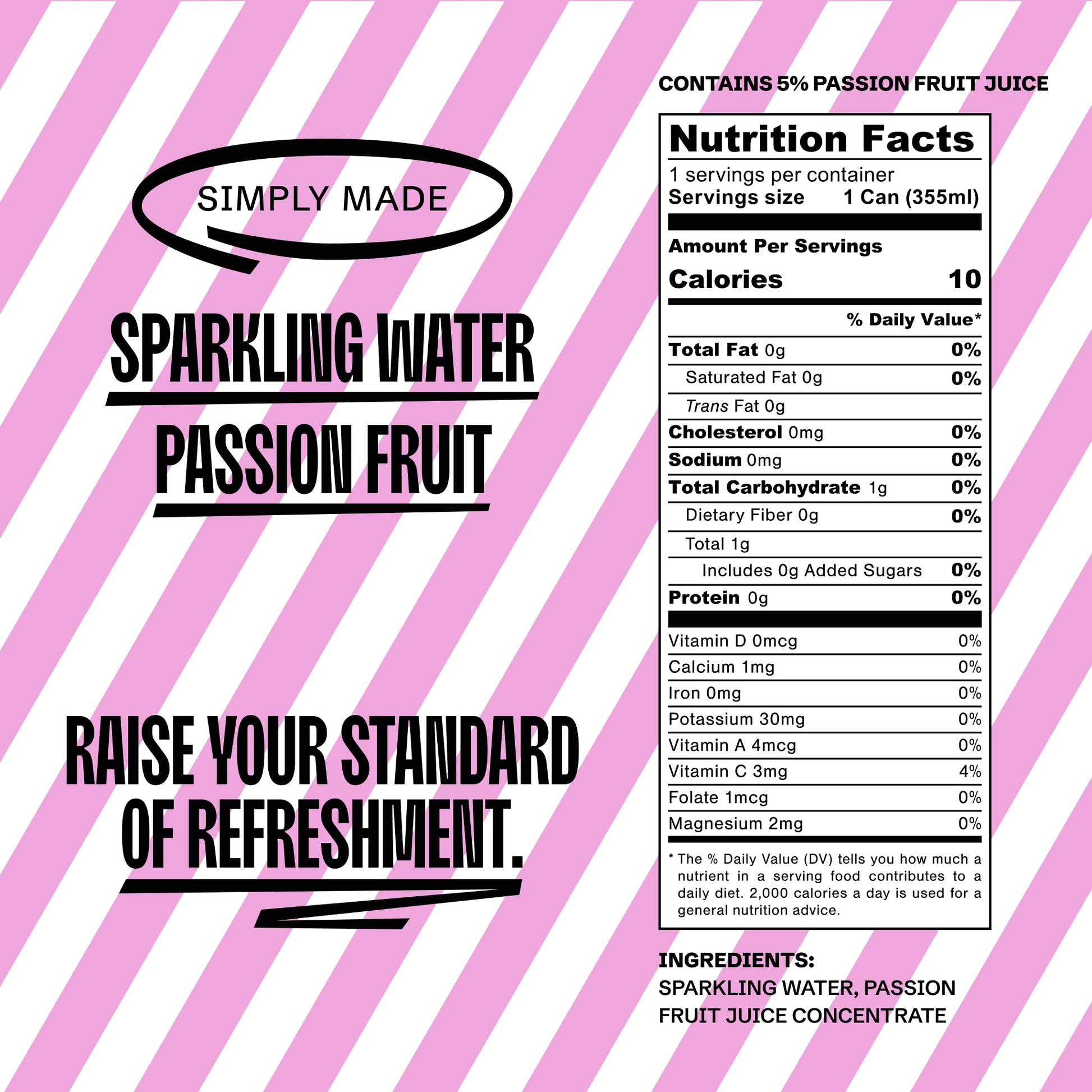 Passion Fruit - Sparkling Water