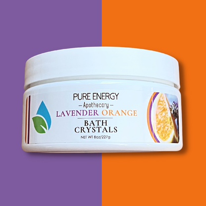 Bath Crystals (Lavender Orange) by Pure Energy Apothecary