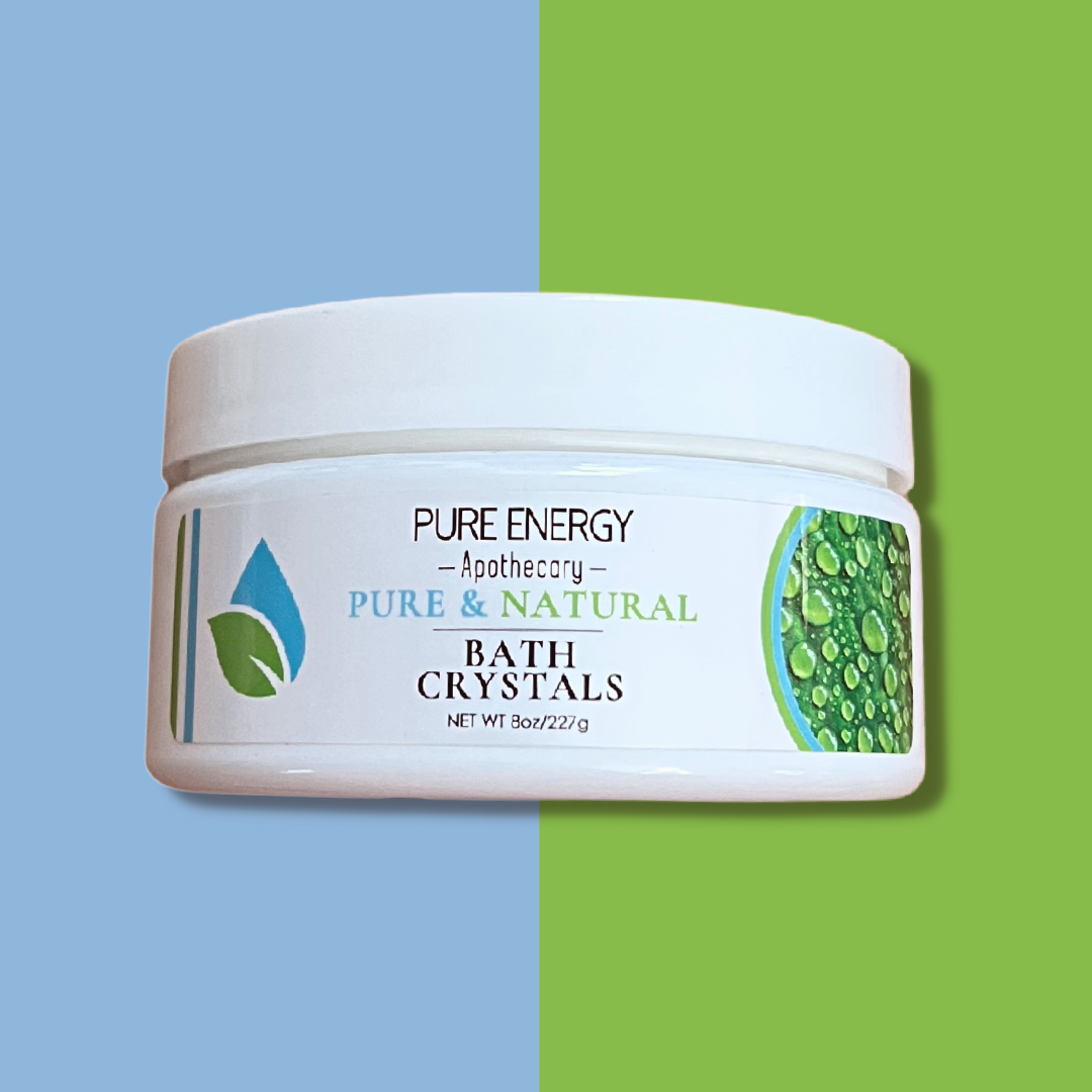 Bath Crystals (Pure & Natural, Unscented) by Pure Energy Apothecary