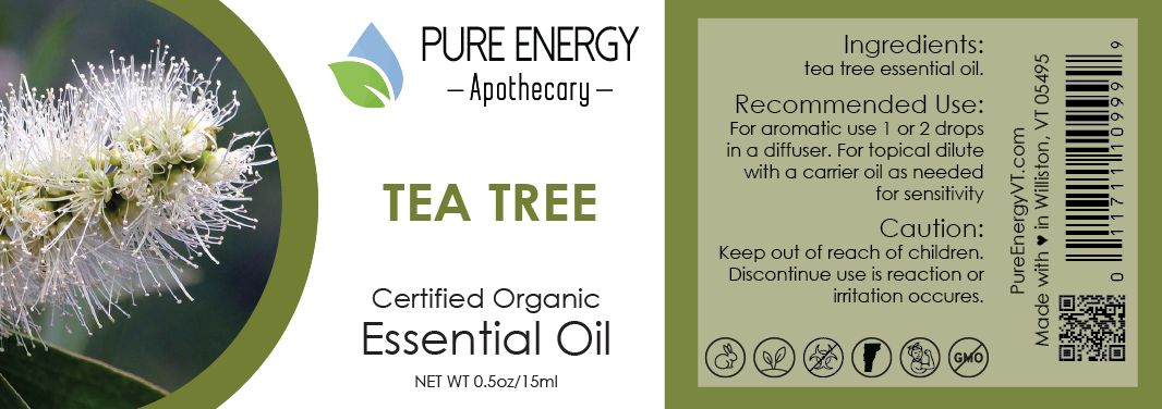 Essential Oil - Tea Tree 15ml (0.5oz) by Pure Energy Apothecary