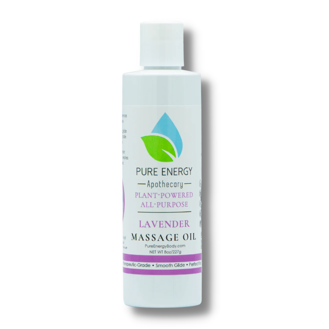 Massage Oil (Lavender) by Pure Energy Apothecary