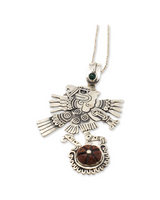 Condor Red Jasper Peyote Pendant