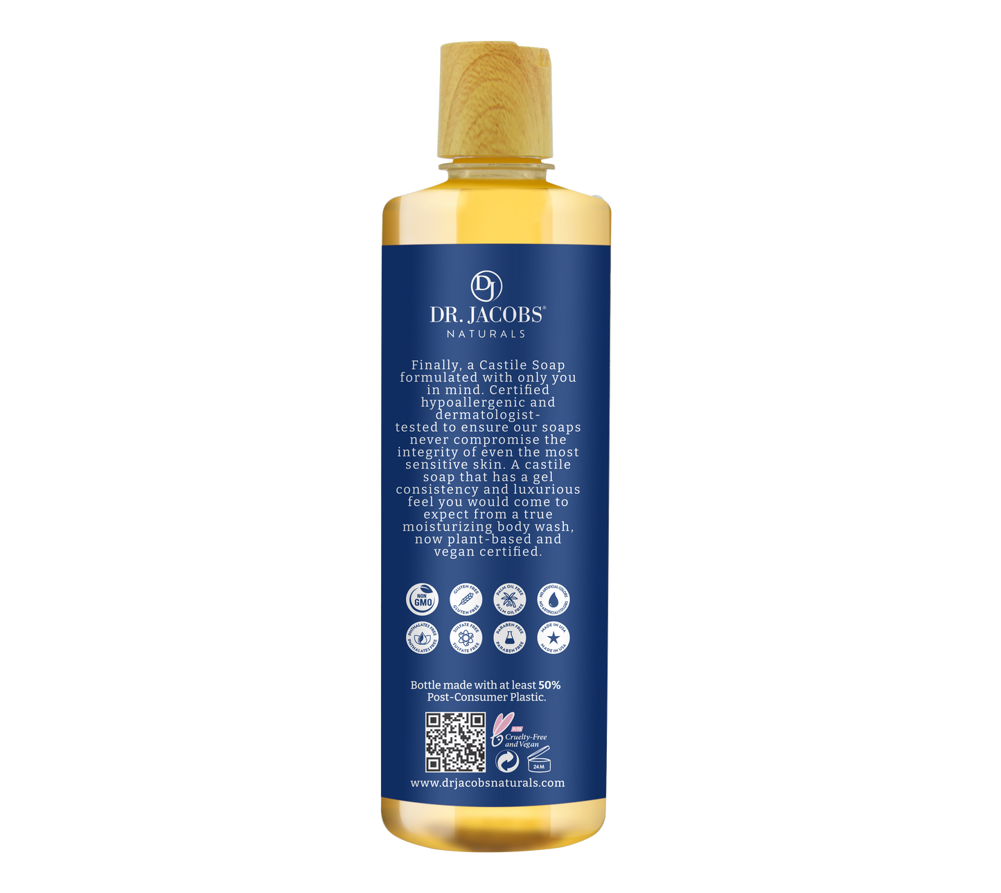 Peppermint Castile Body Wash by Dr. Jacobs Naturals