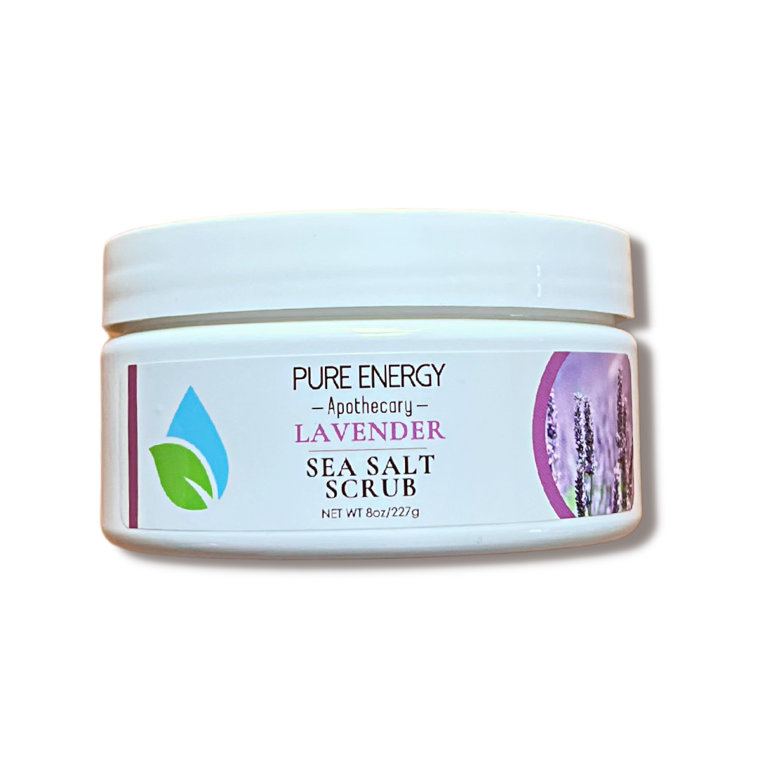 Sea Salt Scrub (Lavender) by Pure Energy Apothecary