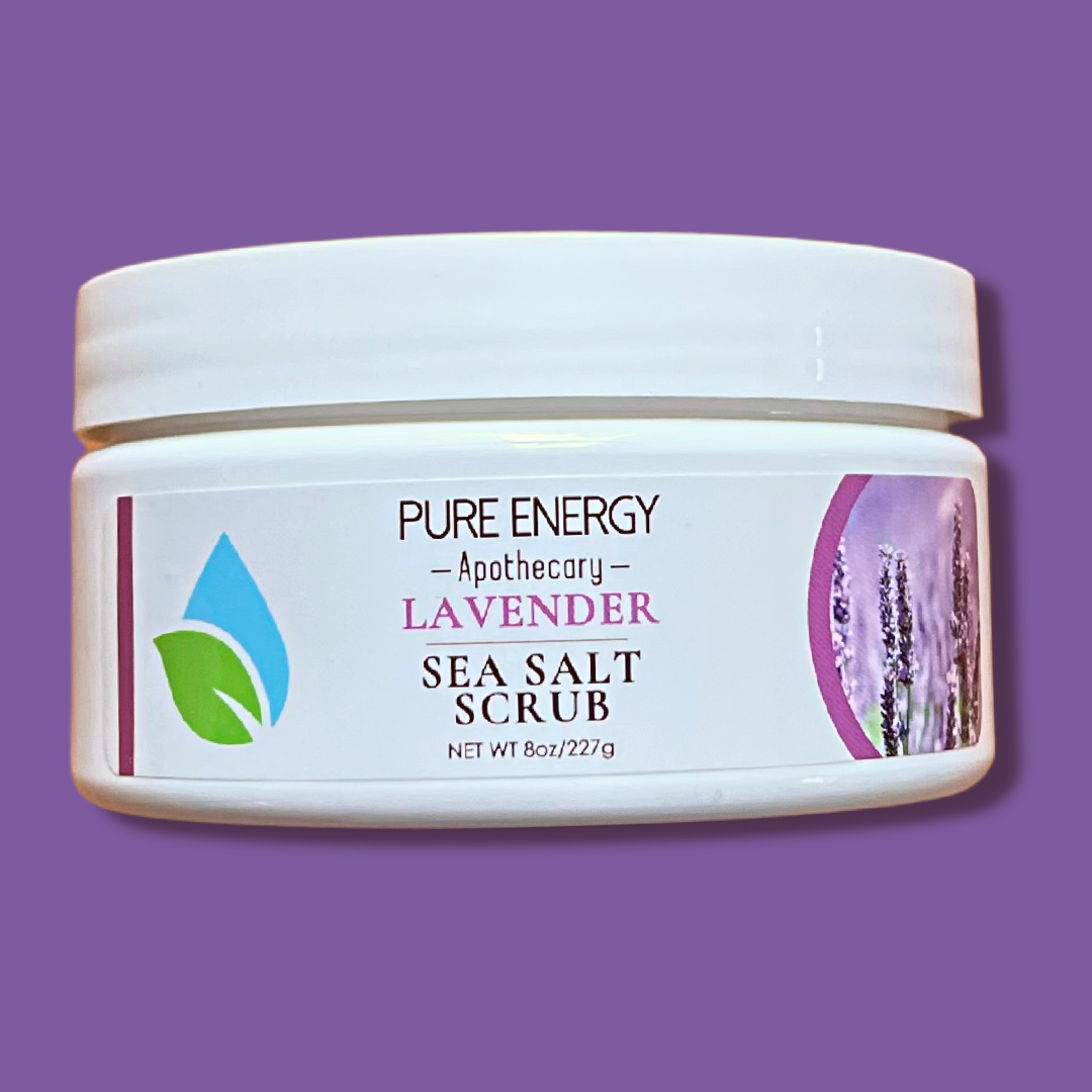 Sea Salt Scrub (Lavender) by Pure Energy Apothecary