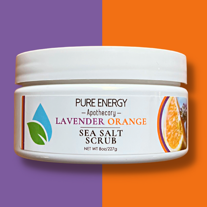 Sea Salt Scrub (Lavender Orange) by Pure Energy Apothecary