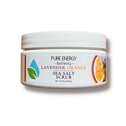 Sea Salt Scrub (Lavender Orange) by Pure Energy Apothecary