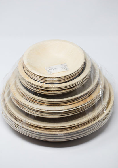 10-inch Round Palm Leaf Plate, 200 Count