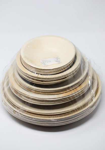 8-inch Round Palm Leaf Plate, 300 Count by TheLotusGroup - Good For The Earth, Good For Us