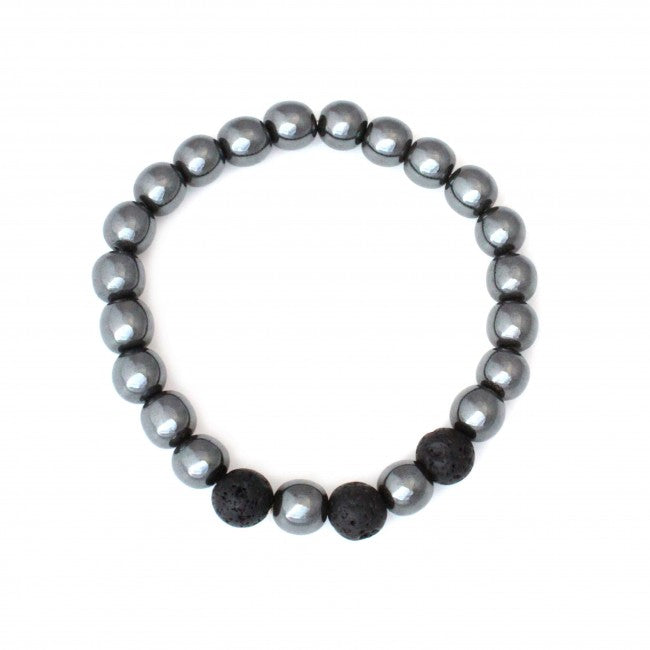 Hematite Aromatherapy Bracelet