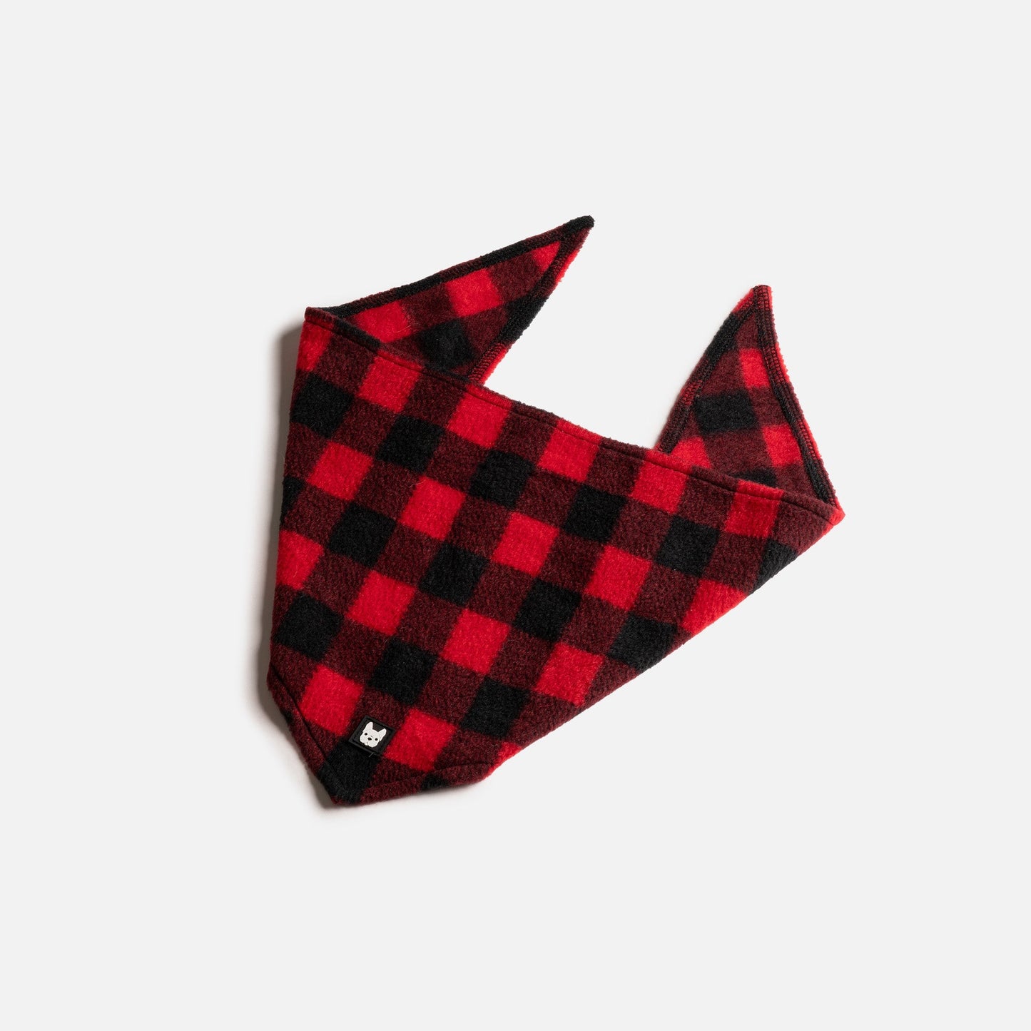 Plaid Dog Bandana - Red