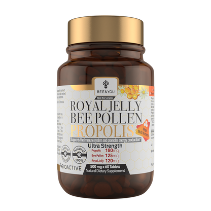 Royal Jelly+Propolis+Bee Pollen Tablets Ultra Potency