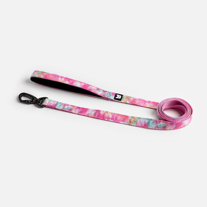 Poplin Dog Leash - Pink Tie Dye