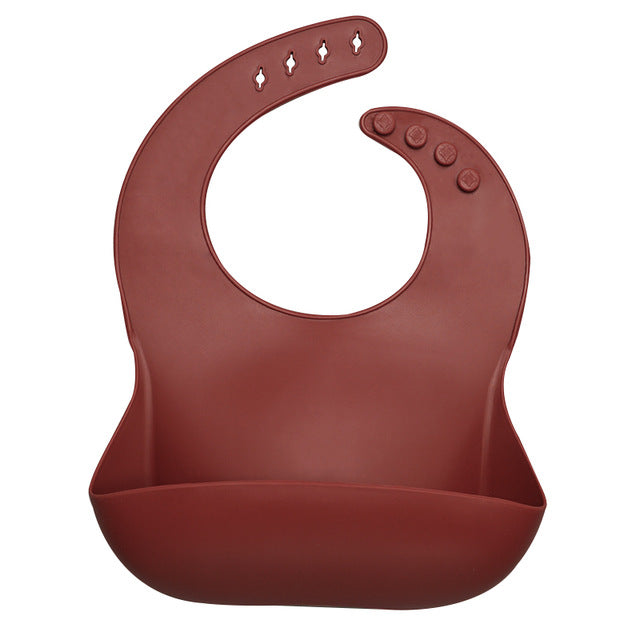 Fashionable Silicone Feeding Bib by Faz