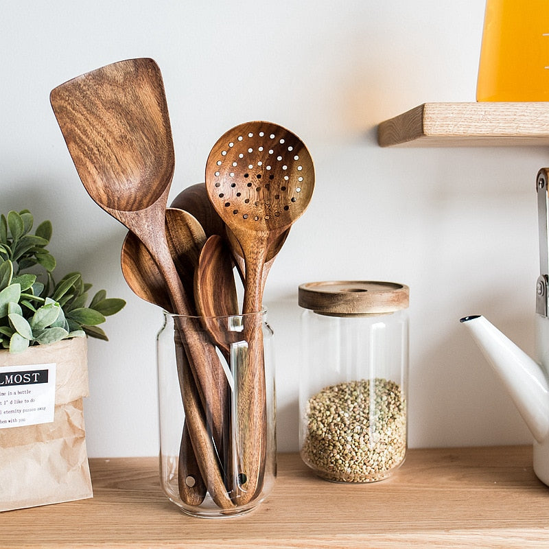 Eco-Friendly Wooden Cooking Utensils by Faz