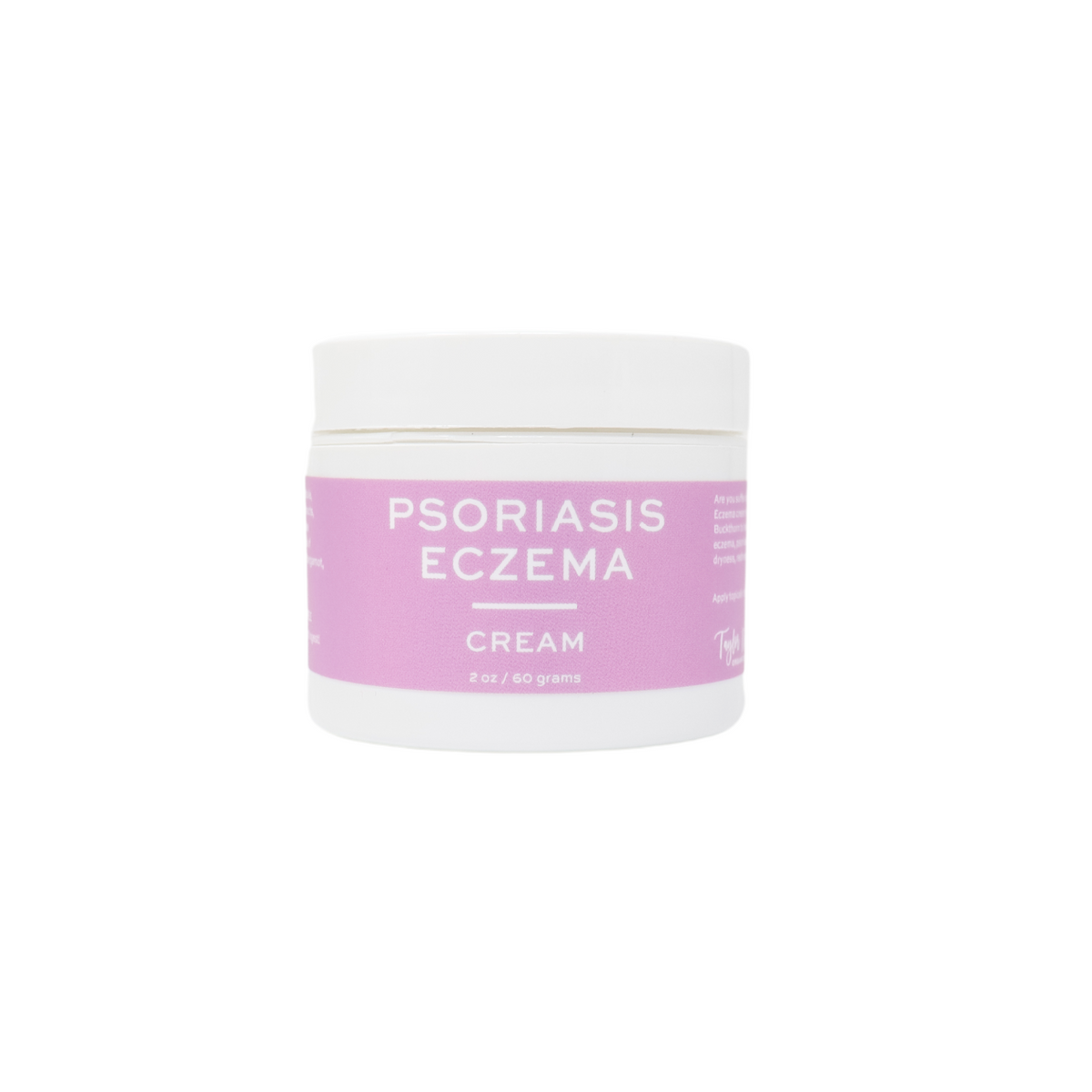 Psoriasis + Eczema Organic Cream - itchy skin