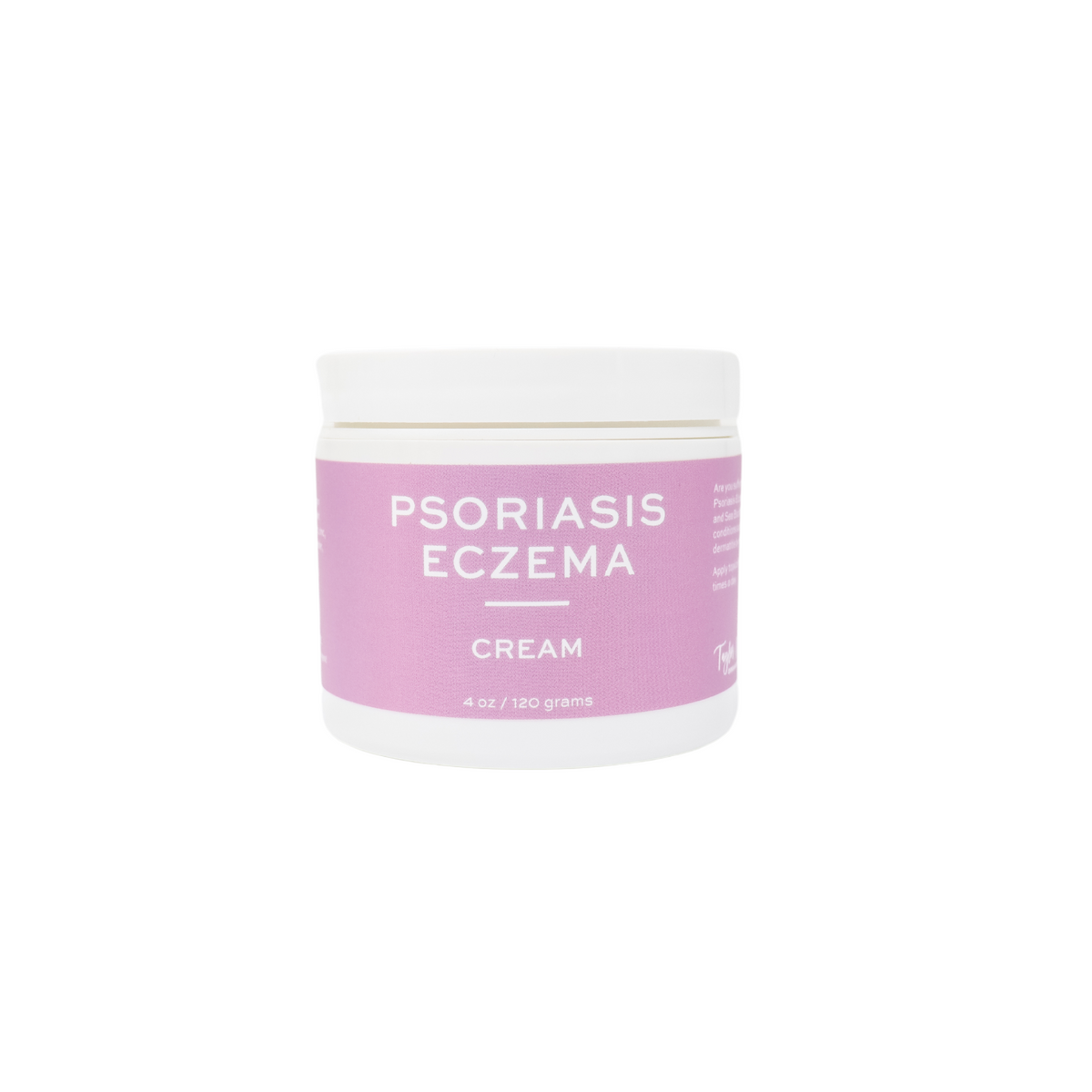 Psoriasis + Eczema Organic Cream - itchy skin