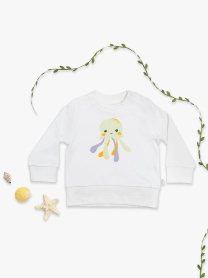 Organic Cotton Pullover - Let's Sea by Little Moy