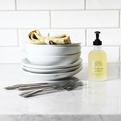 Unscented Natural Hand Soap in a Glass Bottle