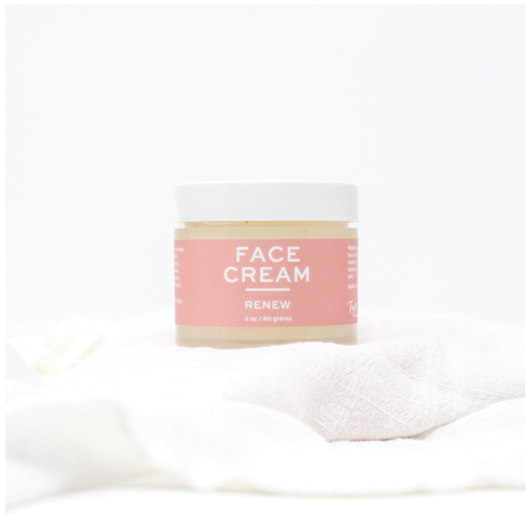 Renew organic face cream + collagen