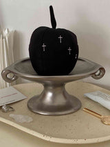 Retro Silver Footed Decorative Tray For Fruits Or Accessories