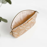 RULE BREAKER zippered pouch | CREAM