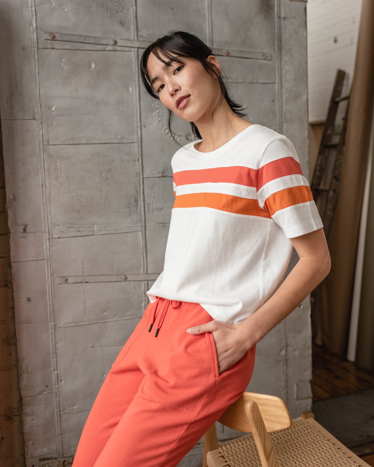 Organic Scoop Neck Cropped Tee by United By Blue