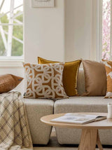 Safari Decorative Terracotta Throw Pillowcase, Earthy Tone Modern Fall Decors