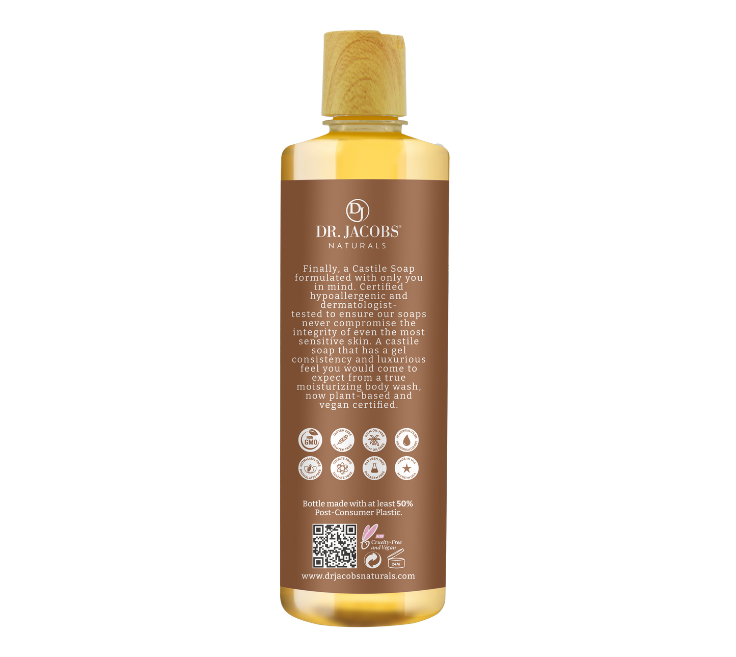 Sandalwood Castile Body Wash by Dr. Jacobs Naturals