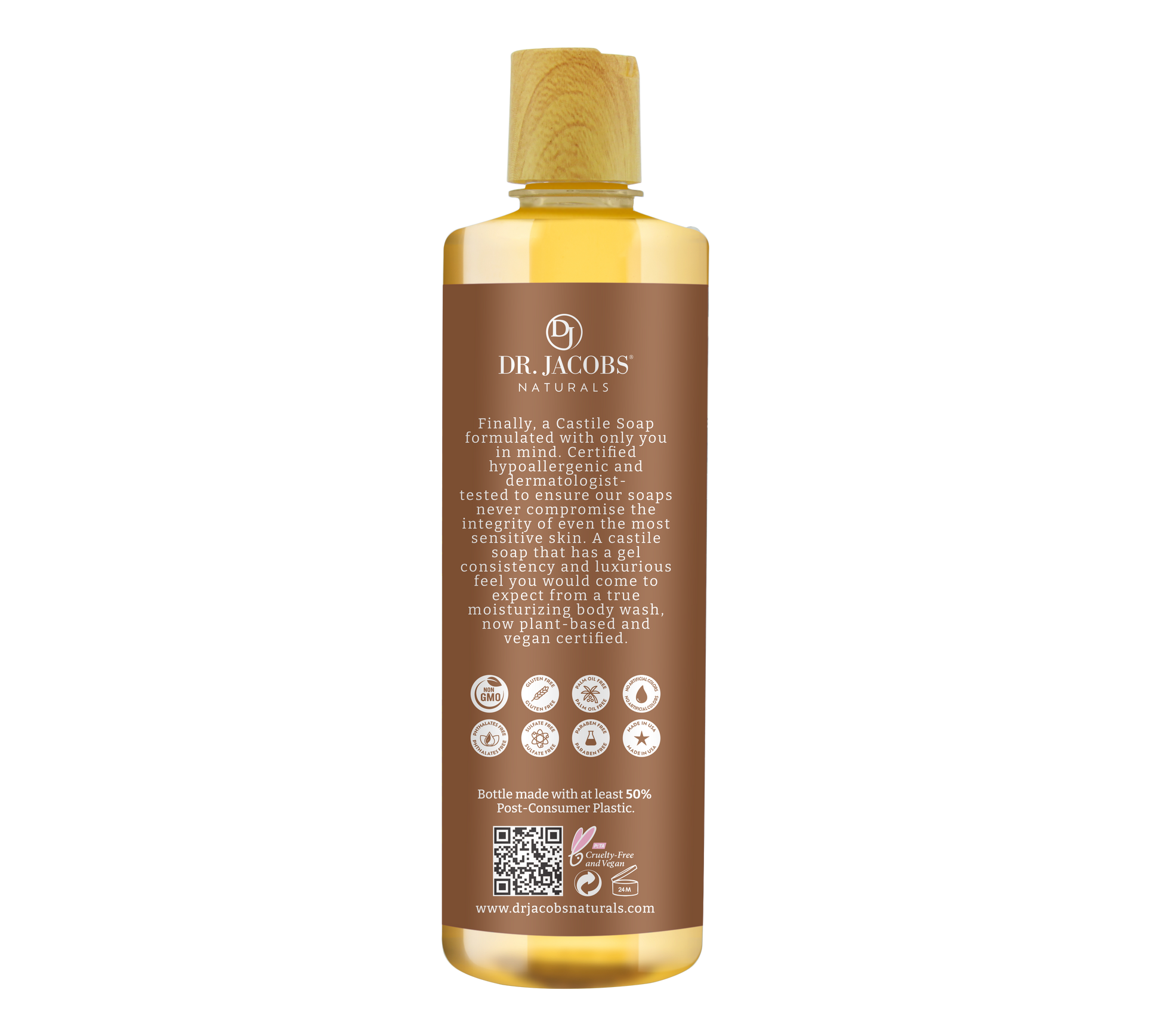 Sandalwood Castile Body Wash by Dr. Jacobs Naturals