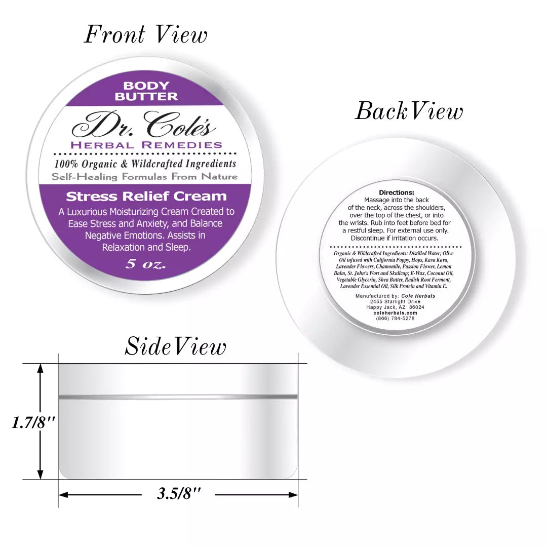 30 - Dr. Cole's Stress Relief Cream