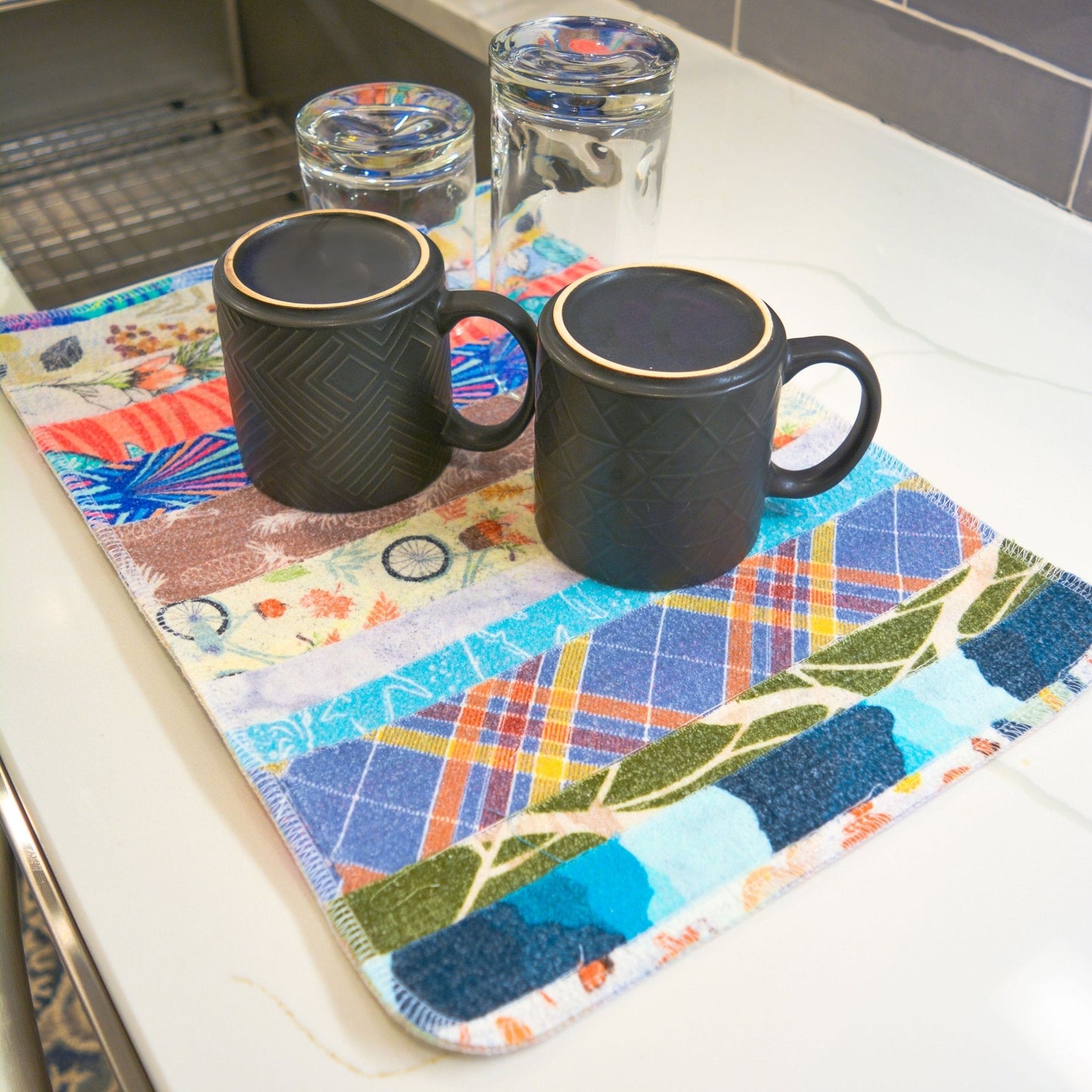 Scrap Felt Placemat / Drying Mat