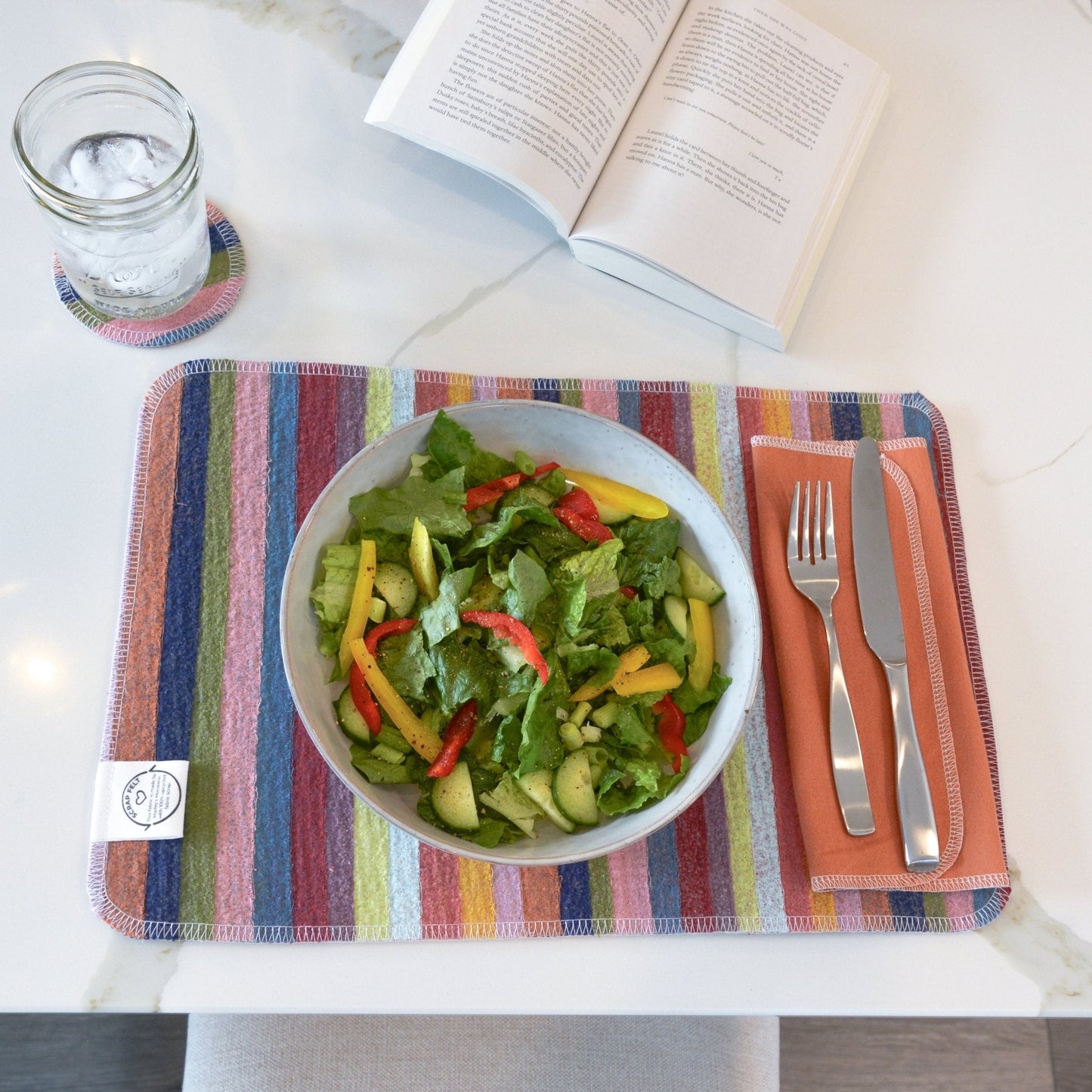 Scrap Felt Placemat / Drying Mat