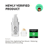 Vegan EpiSilk, Crystal Wrinkle Smoothing Face Serum - Intense Brightening and Firming Wrinkle Fix for Sensitive Skin