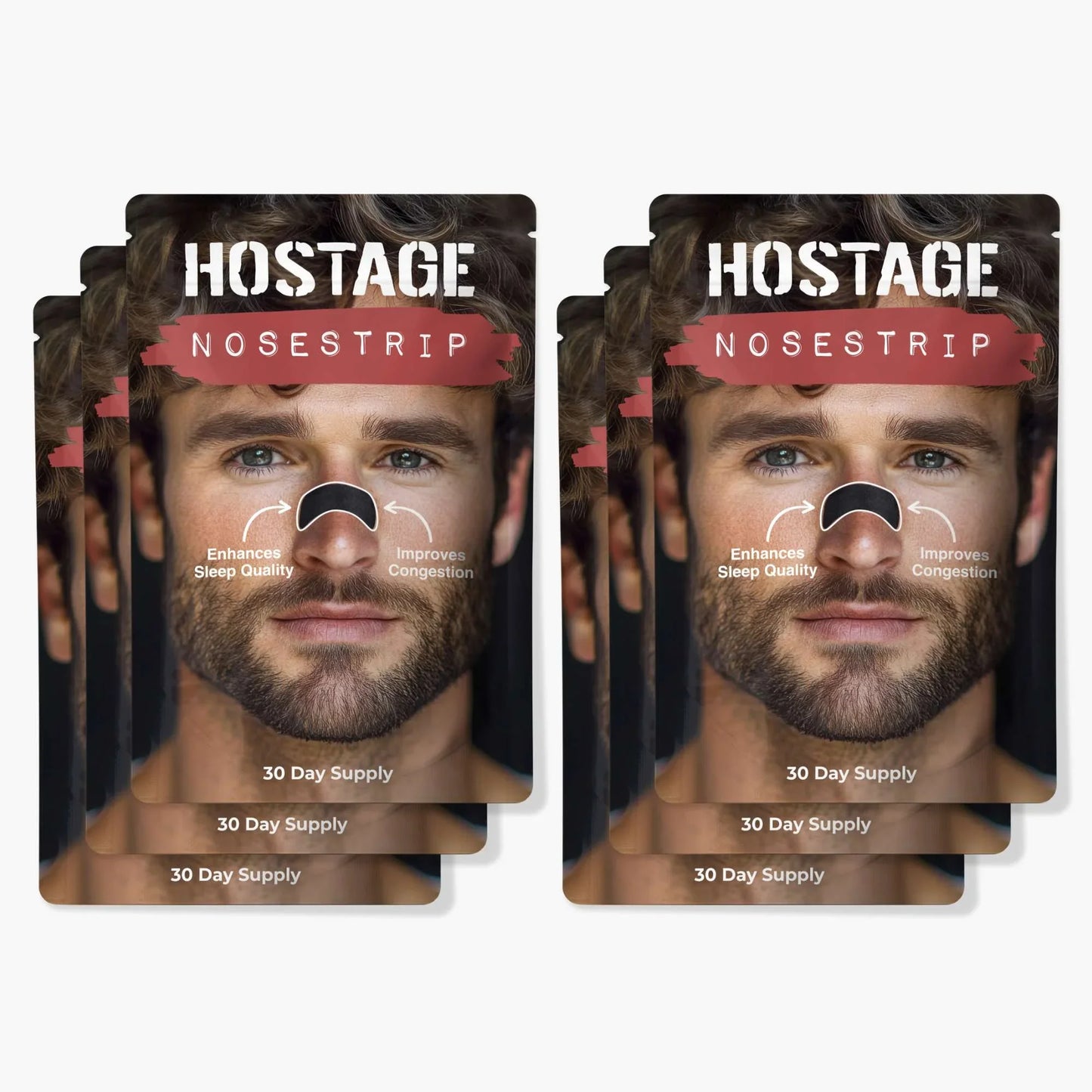 Hostage Nose Strips: 1/3/6/12 Month Supplies